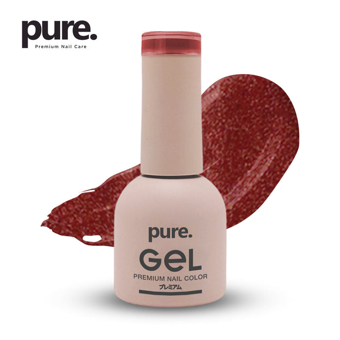 Pure Gel Premium Nail Color Burnt Ruby 15ml