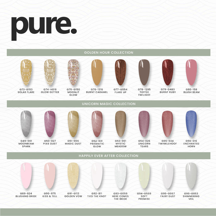 Pure Gel Premium Nail Color Glam Set