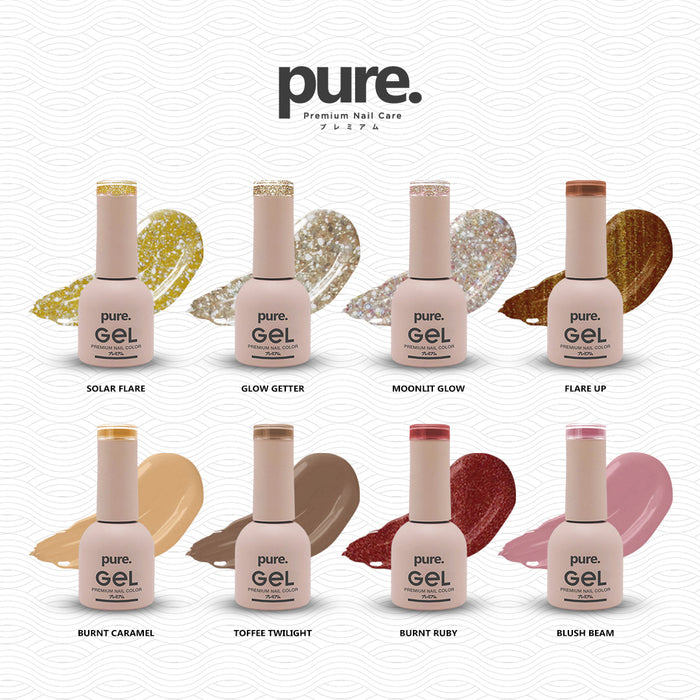 Pure Gel Premium Nail Color Golden Hour Collection Bundle