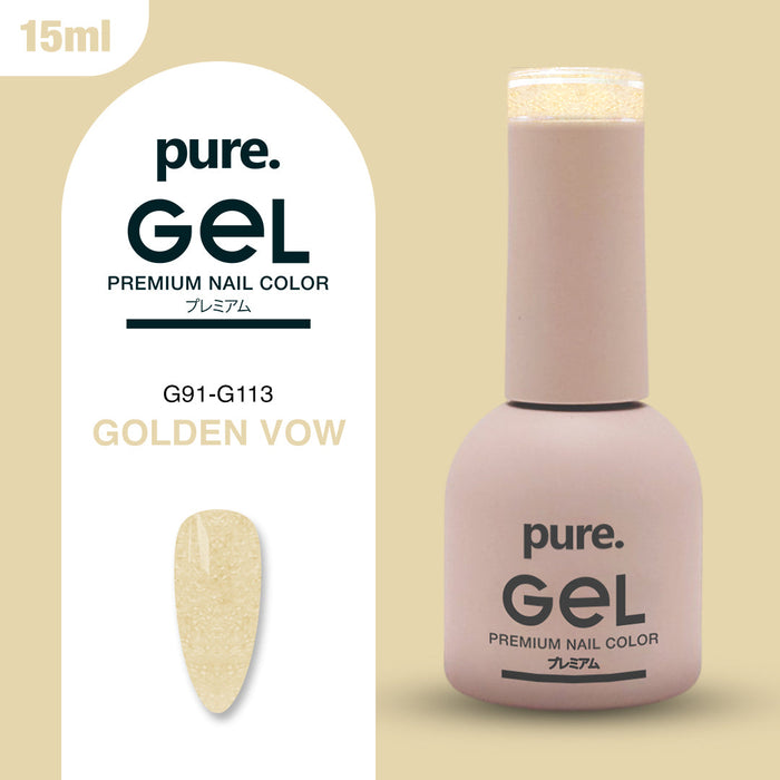 Pure Gel Premium Nail Color Golden Vow 15ml
