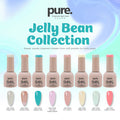 Pure Gel Premium Nail Color Jelly Bean Collection Bundle
