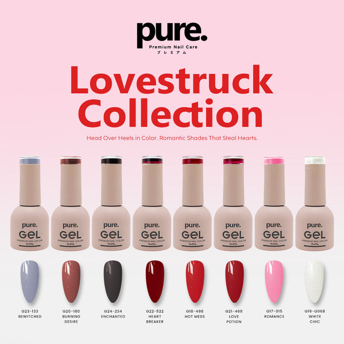 Pure Gel Premium Nail Color Lovestruck Collection Bundle