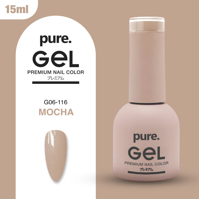 Pure Gel Premium Nail Color Mocha 15ml