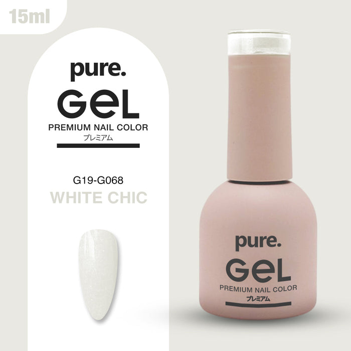 Pure Gel Premium Nail Color White Chic 18ml