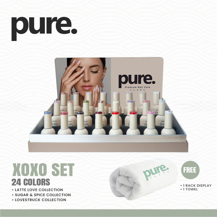 Pure Gel Premium Nail Color XoXo Set