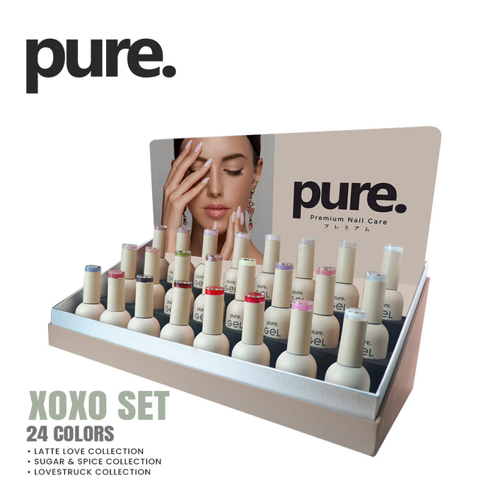 Pure Gel Premium Nail Color XoXo Set