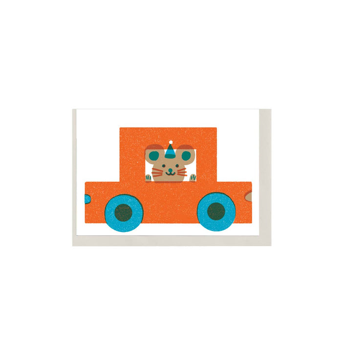 Red Car Mini Card