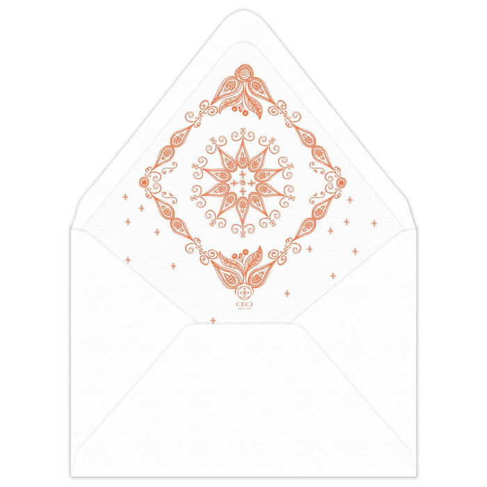 Reyna Luna Invitation Envelope Liner