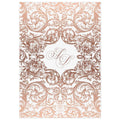 Rococo Monogram Invitation Back