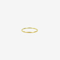 ROSANNE PUGLIESE 22K THIN HAMMERED BAND, SIZE 5