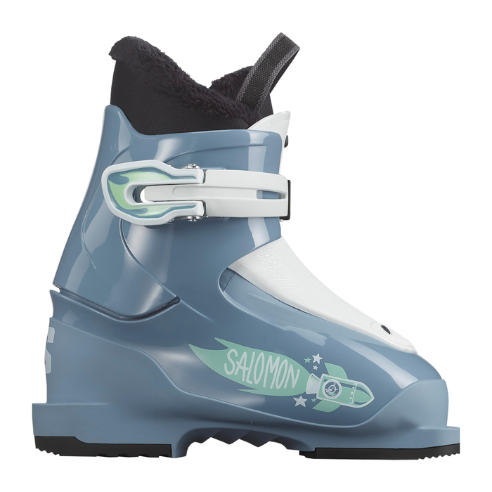 Salomon T1 Ski Boot 2027 Copen Blue/White/Spearmint