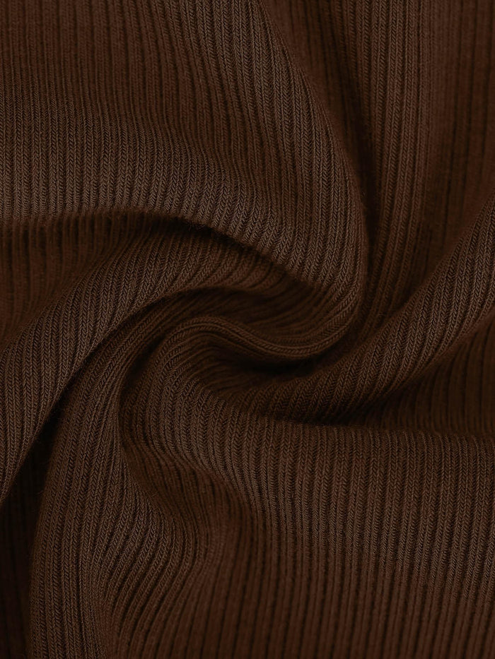 Close up of Popilush® dress ribbed fabric detail