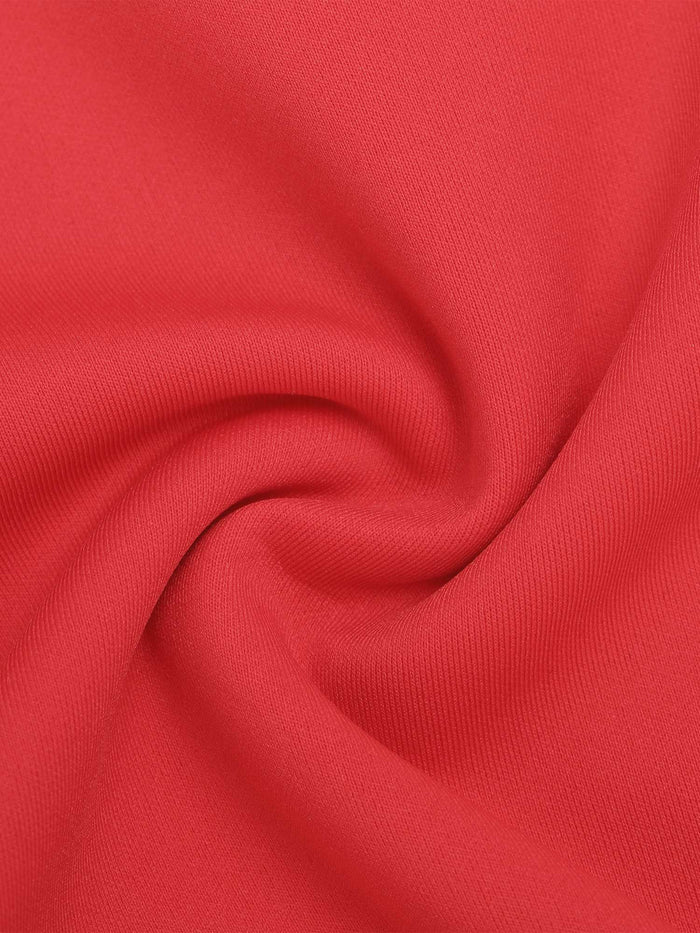 Red high-elastic knit fabric for shapewear bodysuit