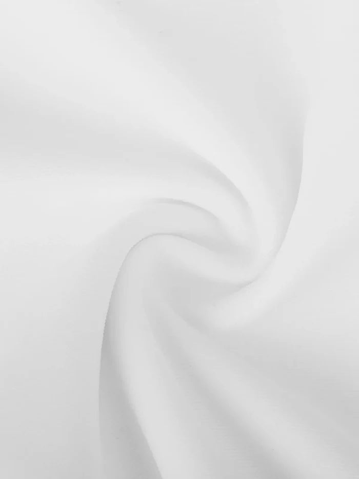 Detailed shot of white fabric; Popilush® product texture