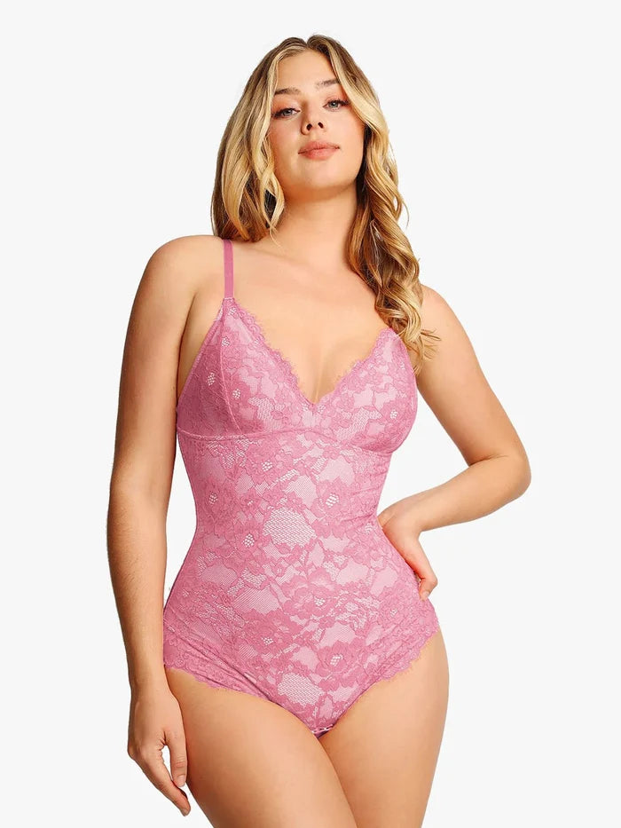 Popilush® Full Lace Bodysuit. Shapewear for a Flattering and Sexy Look
