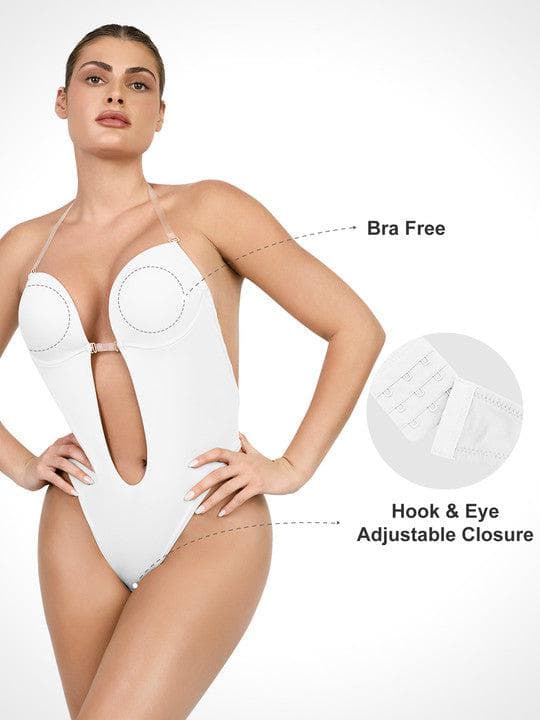 Effortlessly elegant Popilush® shapewear bodysuit for a perfect fit