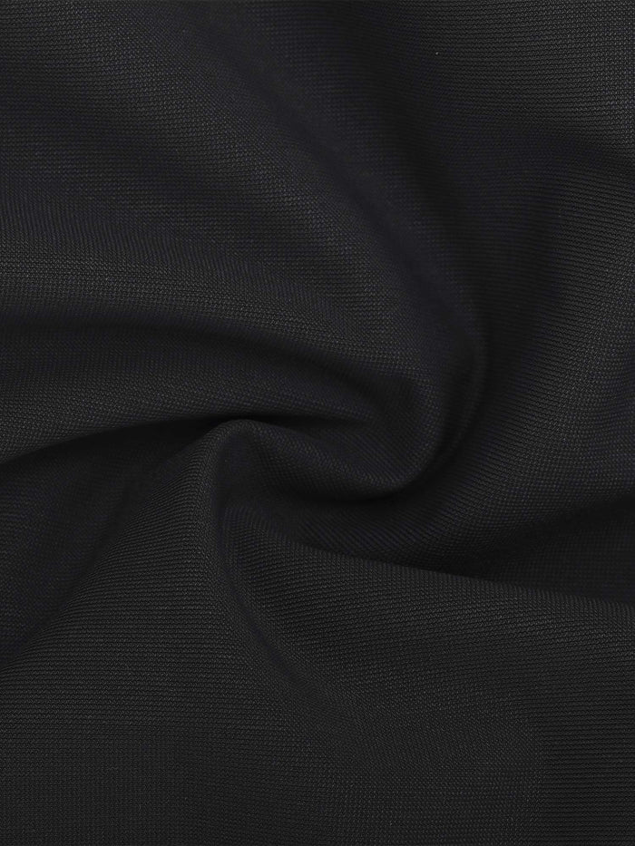 Popilush® shapewear swimwear: Close-up of black fabric.
