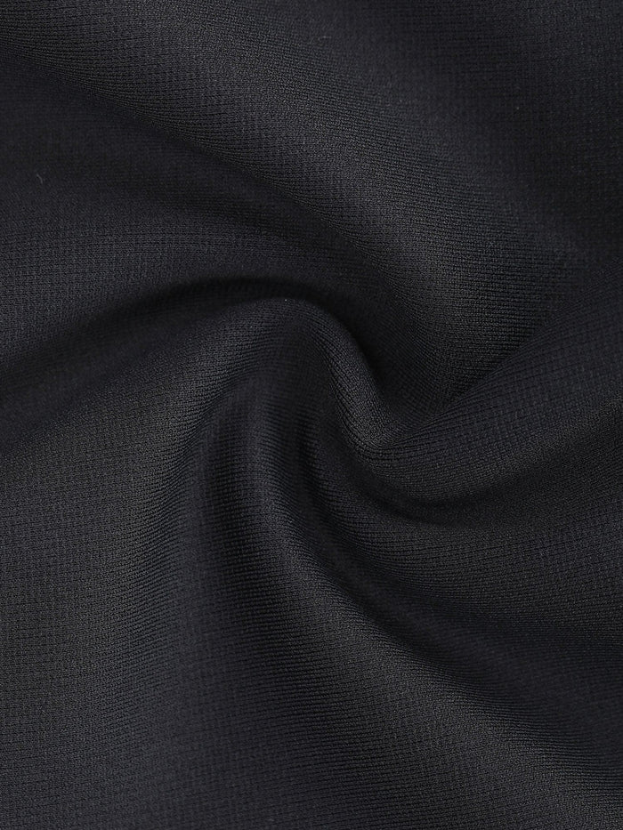 Black high-stretch nylon fabric for In-Control stirrup leggings
