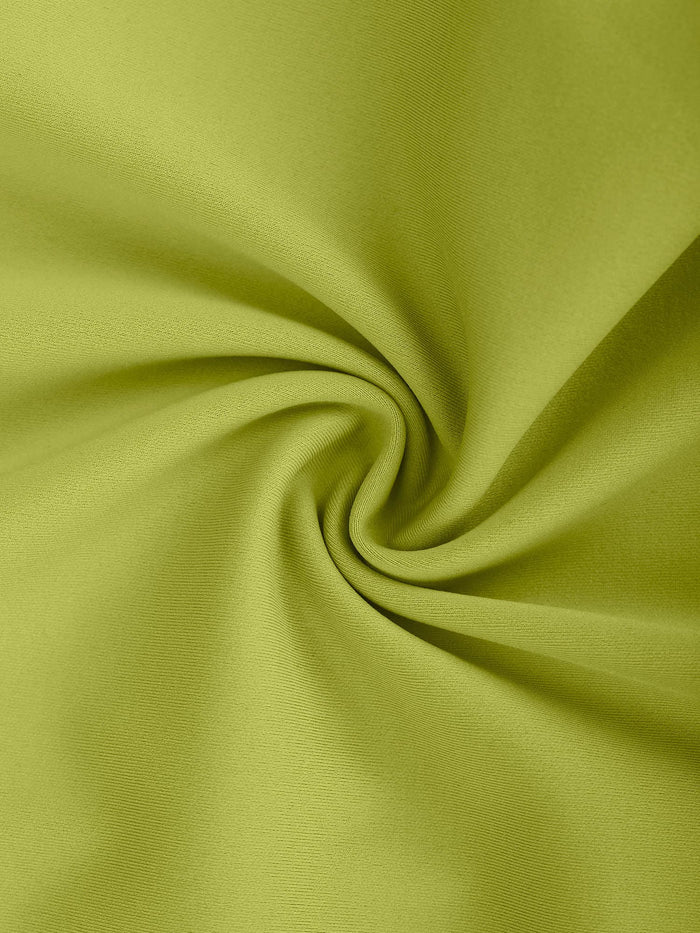 Lime green shapewear nylon fabric for body-shaping midi dress