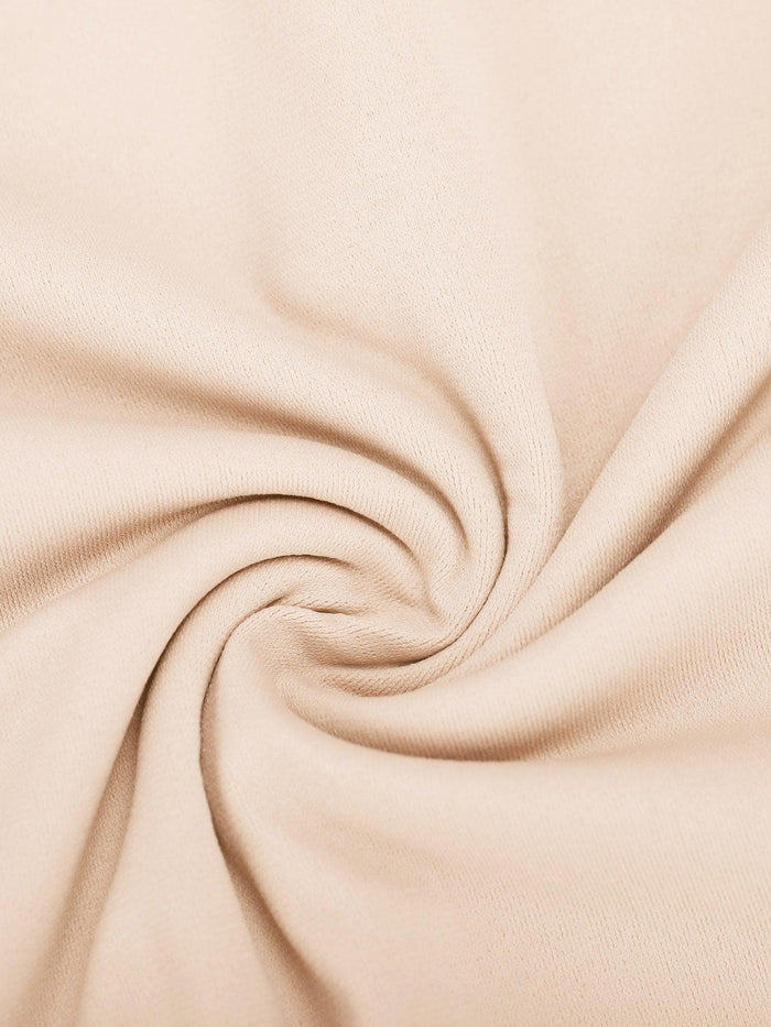Beige CloudSense seamless fabric texture for long sleeve shapewear bodysuit