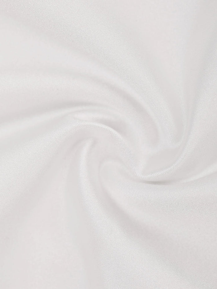 Texture of white satin from Popilush® dress