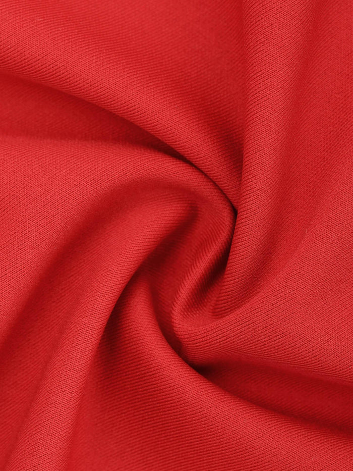 Detail of Popilush® red fabric from a shapewear skirt, soft texture