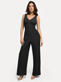 Popilush® Casual Jumpsuit Summer Outfits Black / XS Shapewear Slimming Wide-Leg Jumpsuit