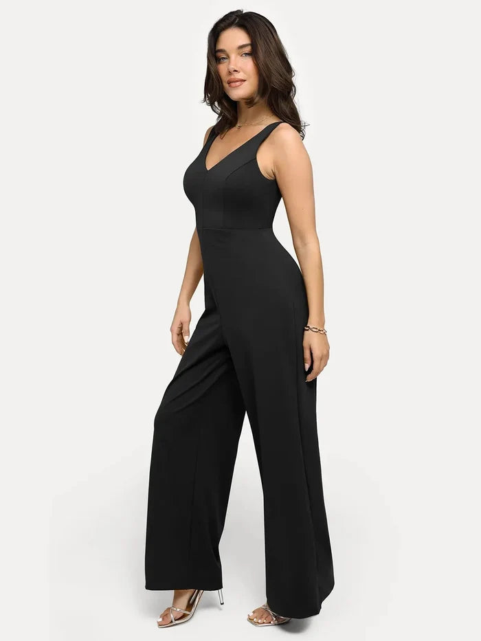 Popilush® Casual Jumpsuit Summer Outfits Shapewear Slimming Wide-Leg Jumpsuit