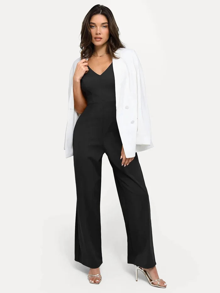Popilush® Casual Jumpsuit Summer Outfits Shapewear Slimming Wide-Leg Jumpsuit