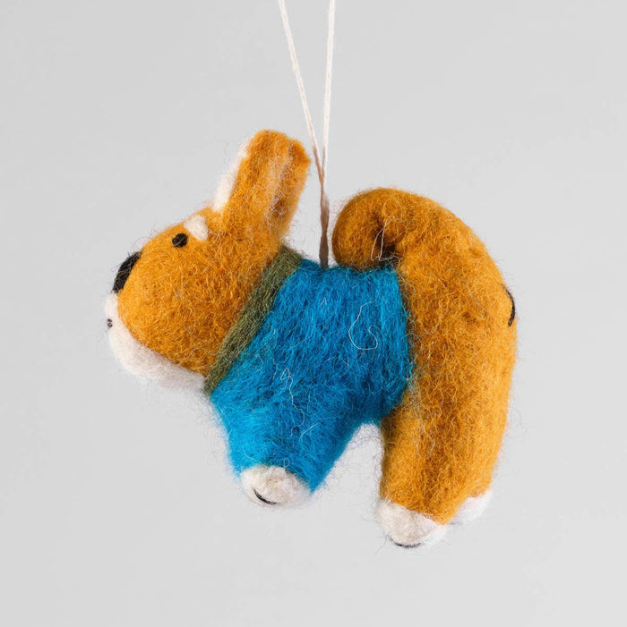 Shishi the Dog Felt Ornament