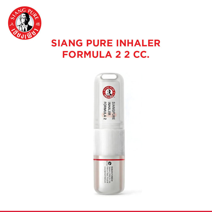 Siang Pure Inhaler 2-in-1 - Menthol Nasal Inhaler & Aromatic Oil (Bundle of 6pcs)