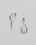 Silver earrings LIEN