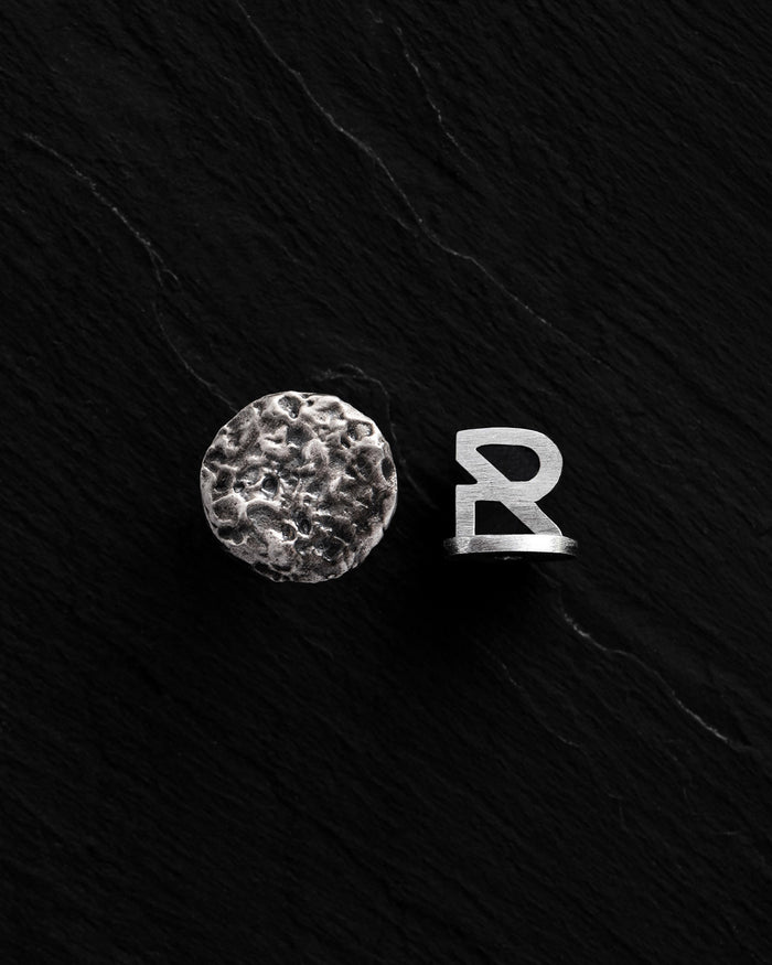 Silver Single Earring MOON