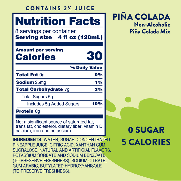 Skinny Mixes Bar Collection Skinny Pina Colada Mix