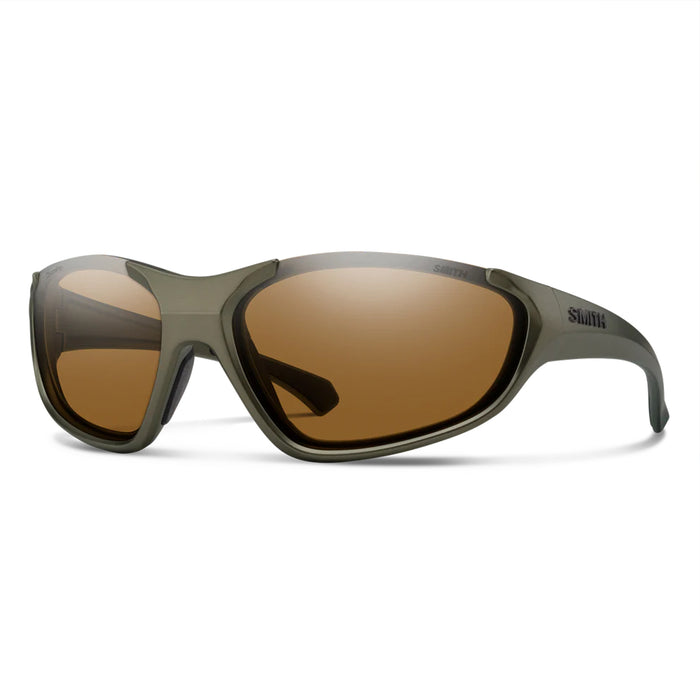 Smith Sliders Sunglasses Matte Olive Oil/Chromapop Brown + Clear/ChromapPop low light Amber