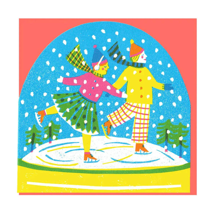 Snowglobe Ice Skaters