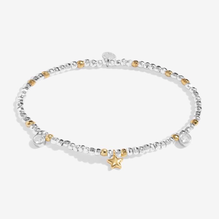 Sparkle Confetti A Little 'One In A Million' Bracelet In Silver And Gold-Tone Plating