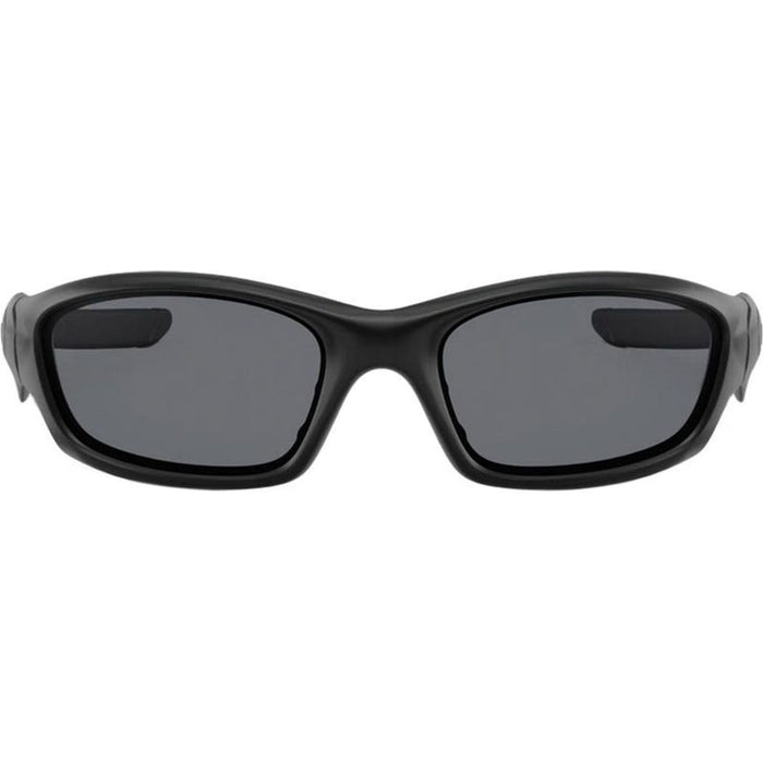 Straight Jacket, Matte Black/Grey Lenses