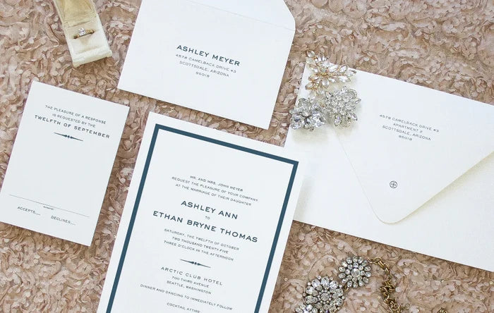 Tastemaker Border Save the Date Envelope