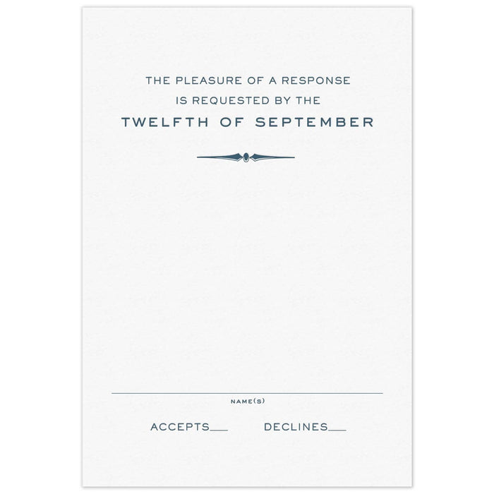 Tastemaker Reply Card