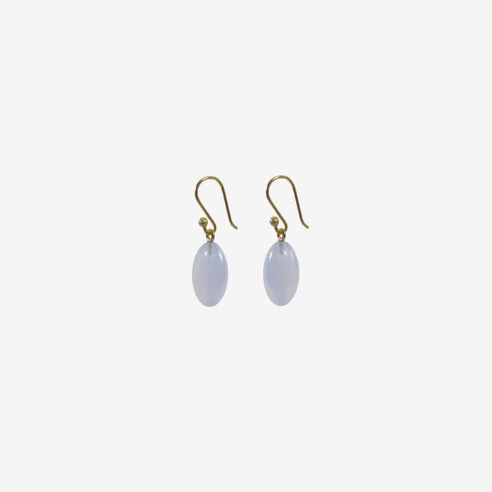 TED MUEHLING 14K & BLUE CHALCEDONY BERRIES