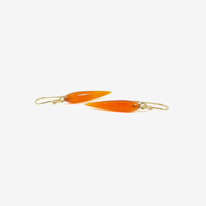 TED MUEHLING 14K & CARNELIAN RICE
