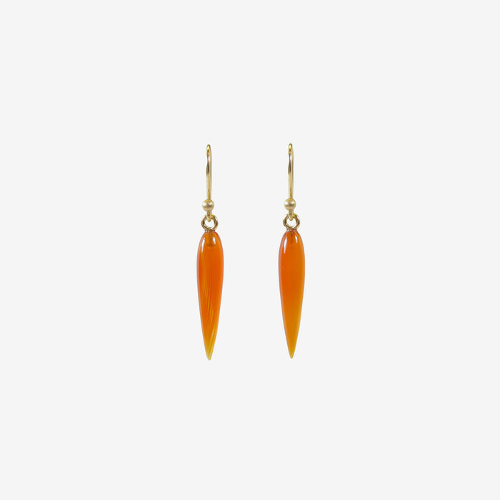 TED MUEHLING 14K & CARNELIAN RICE