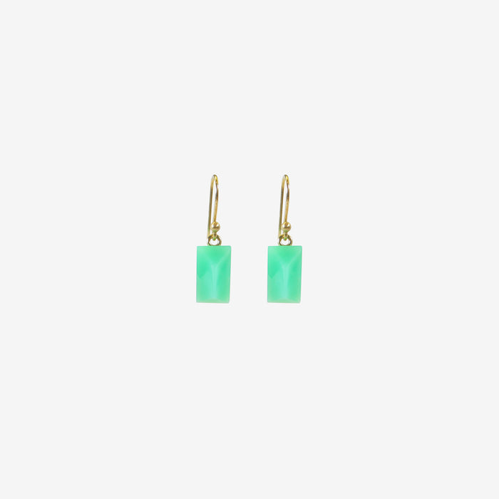TED MUEHLING 14K & CHRYSOPRASE GEMS