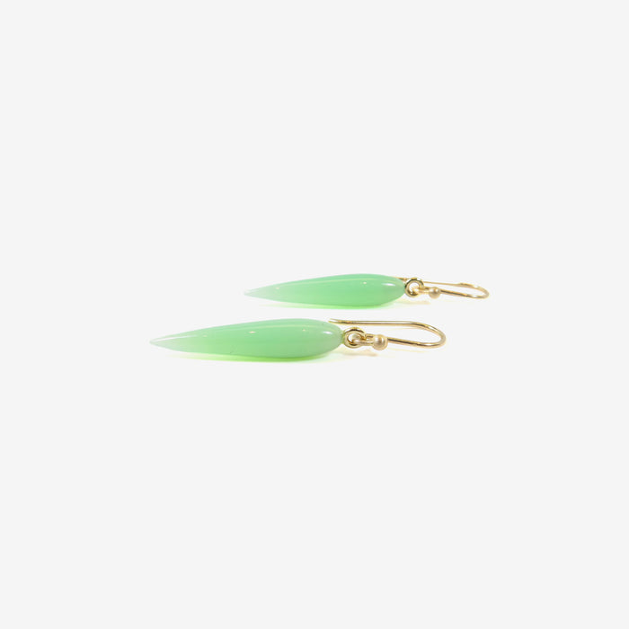 TED MUEHLING 14K & CHRYSOPRASE RICE