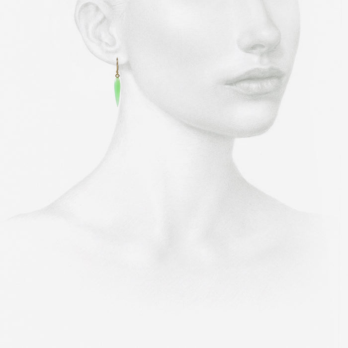 TED MUEHLING 14K & CHRYSOPRASE RICE