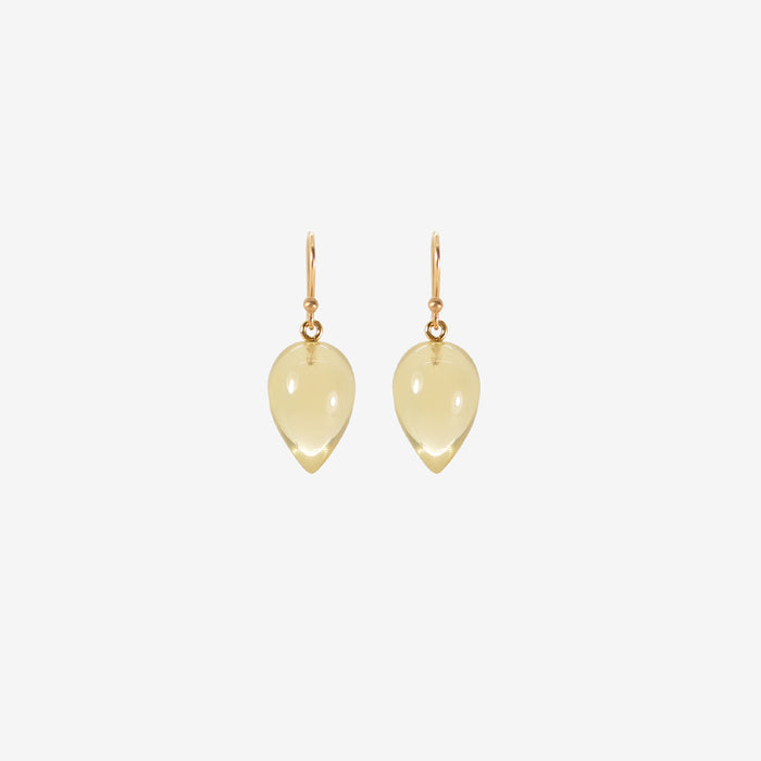 TED MUEHLING 14K & CITRINE ACORNS