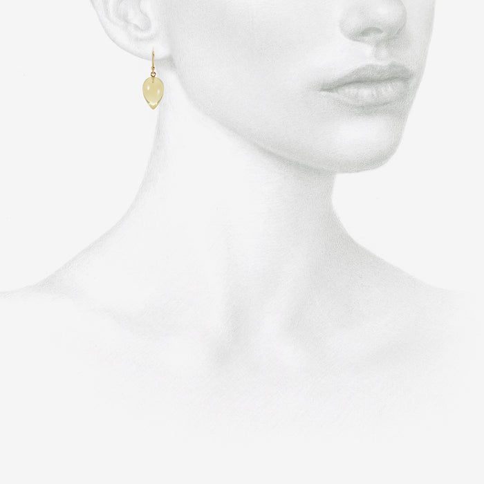 TED MUEHLING 14K & CITRINE ACORNS