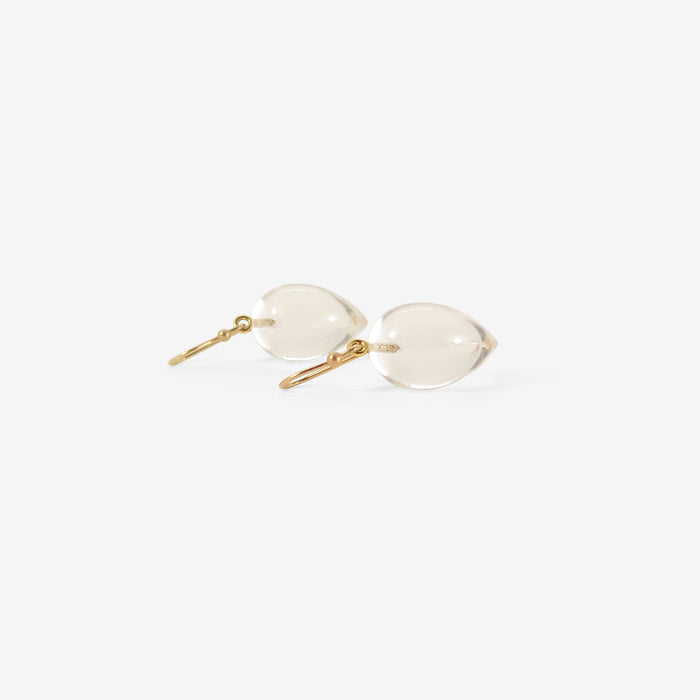 TED MUEHLING 14K & CLEAR CRYSTAL ACORNS