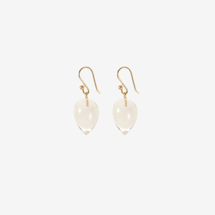 TED MUEHLING 14K & CLEAR CRYSTAL ACORNS